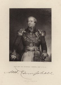 Major General Sir Archibald Campbell by English School