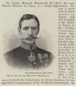 Major Sir Claude Maxwell Macdonald by English School