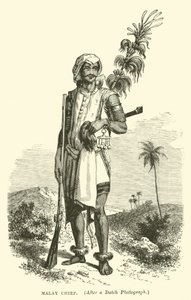 Malay Chief, after a Dutch Photograph by English School
