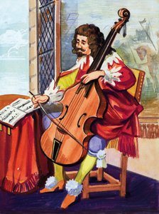 Man Playing the Cello