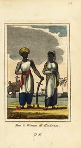Man and woman of Hindostan or Hindustan