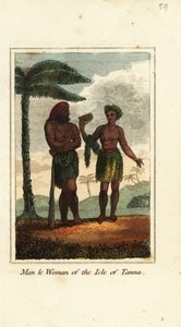 Man and Woman of the Isle of Tanna, Vanuatu