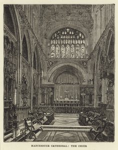 Manchester Cathedral, the Choir by English School