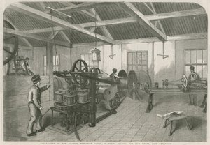 Manufacture of the Atlantic Submarine Cable at Glass Elliott and Co.