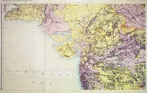 Map of Cutch and Bombay Presidency, India, 1898