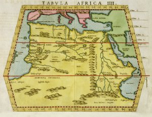 Map of North Africa, c.1580s