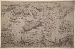 The Battle of Pinkie, c.1547-48 by English School