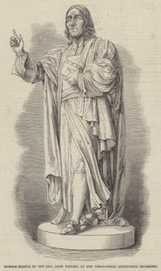 Marble Statue of the Reverend John Wesley, at the Theological Institution, Richmond by English School