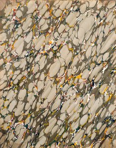 Marble Endpaper, 1950s by English School