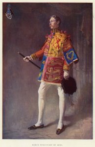 March Pursuivant of Arms by English School