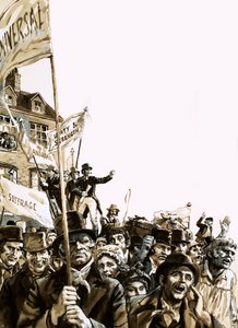 March for suffrage by English School