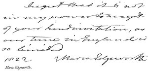 Maria Edgeworth