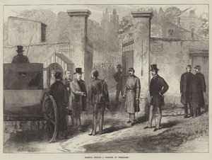 Marshal Bazaine a Prisoner at Versailles by English School