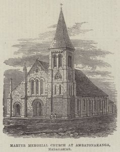 Martyr Memorial Church at Ambatonakanga, Madagascar by English School