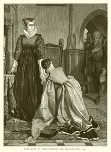 Mary Queen of Scots receiving her Death-Warrant, 1557 by English School