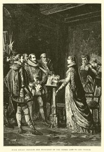 Mary Stuart Protests Her Innocence of the Crimes Laid to Her Charge by English School