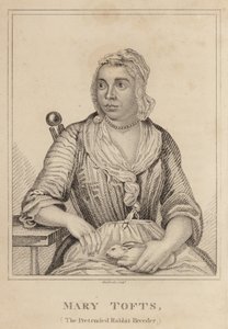Mary Tofts, The Pretended Rabbit Breeder by English School