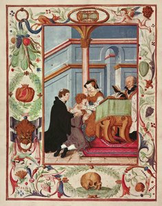 Mary Tudor Touches a Scrofulous Boy