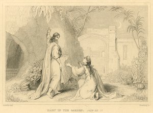 Mary in the Garden, John XX by English School