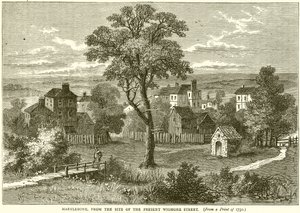 Marylebone, from the Site of the Present Wigmore Street