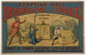 Maskelyne & Cooke at the Egyptian Hall c.1880 by English School