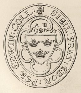 Masonic seal of the Grand Lodge of All England, York, c.1766, from The History of Freemasonry, volume II, published by Thomas C. Jack, London, 1883