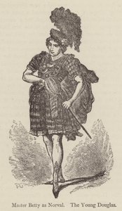 Master Betty as Norval, the Young Douglas