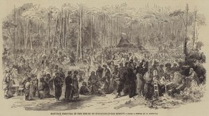 May-Day Festival in the Forest of Sokolniki, near Moscow by English School