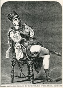 Mdlle Colonna, the celebrated can-can dancer, late of the Alhambra Music Hall, London by English School