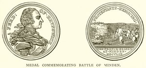 Medal Commemorating Battle of Minden