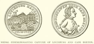 Medal Commemorating Capture of Louisburg and Cape Breton