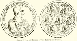 Medal Struck in Honour of the Petitioning Bishops
