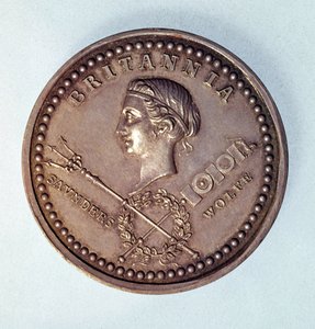 Medal commemorating the British capture of Quebec