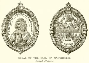 Medal of the Earl of Manchester by English School