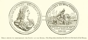 Medal to Commemorate the Battle of the Boyne by English School