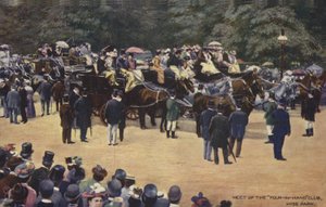 Meet of the Four-in-Hand Club, Hyde Park by English School