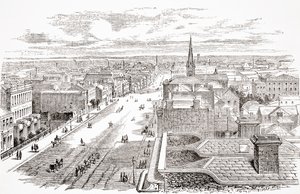 Melbourne, Australia, from The Gallery of Geography by Rev. Thomas Milner, published c.1880