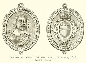 Memorial Medal of the Earl of Essex, 1646 by English School