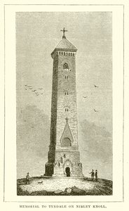 Memorial to Tyndale on Nibley Knoll by English School