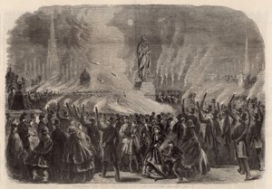 Mendelssohn Festival at the Crystal Palace; The Torchlight Procession by English School