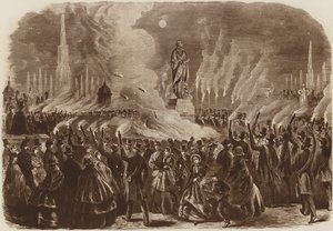 Mendelssohn Festival, the Torchlight Procession by English School