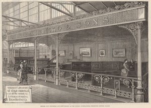 Messrs John Brinsmead and Sons Exhibit at the London International Exhibition, Crystal Palace by English School