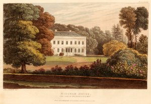 Midgham House, the Seat of W.S. Poyntz, Esq., M.P., pub. 1826
