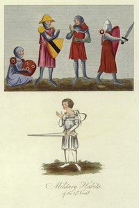 Military habits of the 14th Century by English School