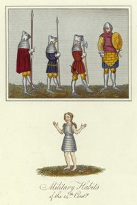 Military habits of the 14th Century by English School