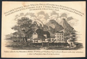 Miller & Jones, manufacturer of ale and porter for exportation