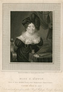 Miss Sarah Biffin, Artist by English School