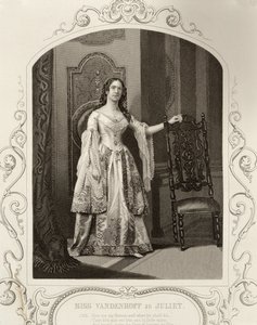 Miss Vandenhoff as Juliet, Act III Scene 1