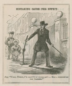 Mistaking Cause for Effect; Cartoon by English School