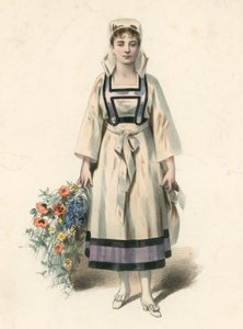 Mme Judic as Margotte in La Branche Cassee by English School